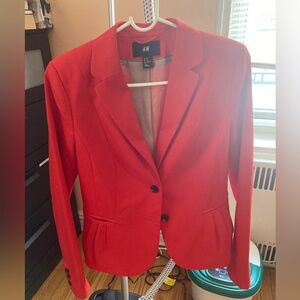 H&M - Red Blazer - Size 10 - Price as marked!